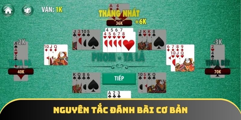 Nguyên tắc đánh bài đặc trưng ở trong game