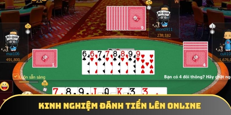 Thủ thuật hay ho để hội viên thắng ván bài Tiến lên